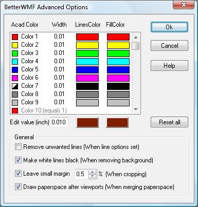 BetterWMF advanced options dialog